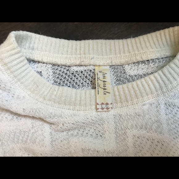 🎉HP🎉[Free People] Sheer Knit Sweater - Picture 6 of 8